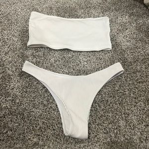 Abercrombie and Fitch, white bikini